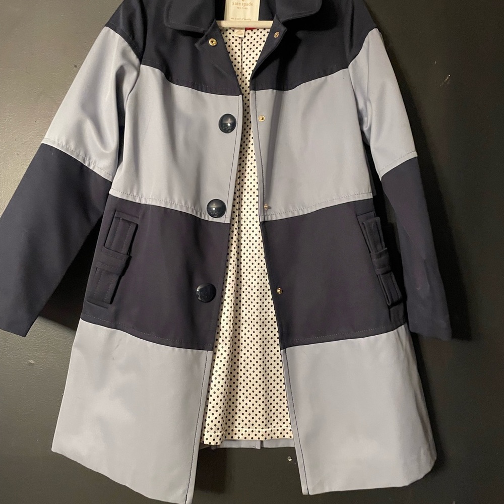 Stylish Women's Two-Tone Coat